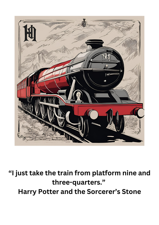 Harry Potter Train Print 1