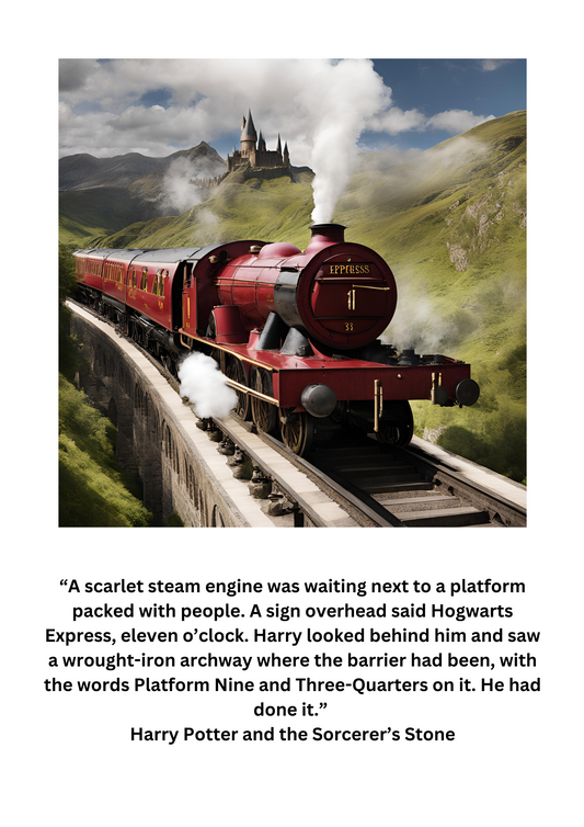 Harry Potter Train Print 2