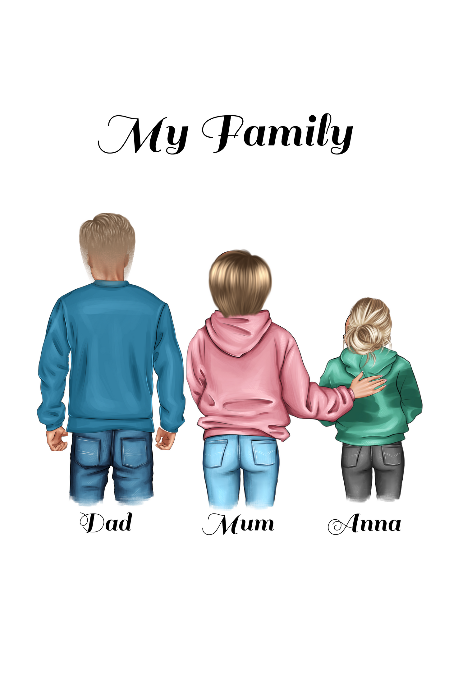 Customised My Family Print 3