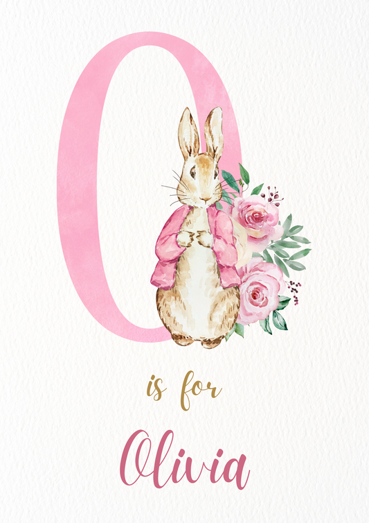 Customised Girl's Nursery Print