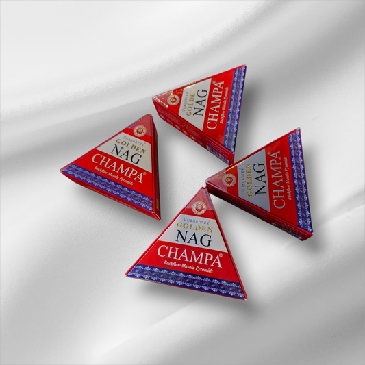 Golden Nag Champa Incense Cone